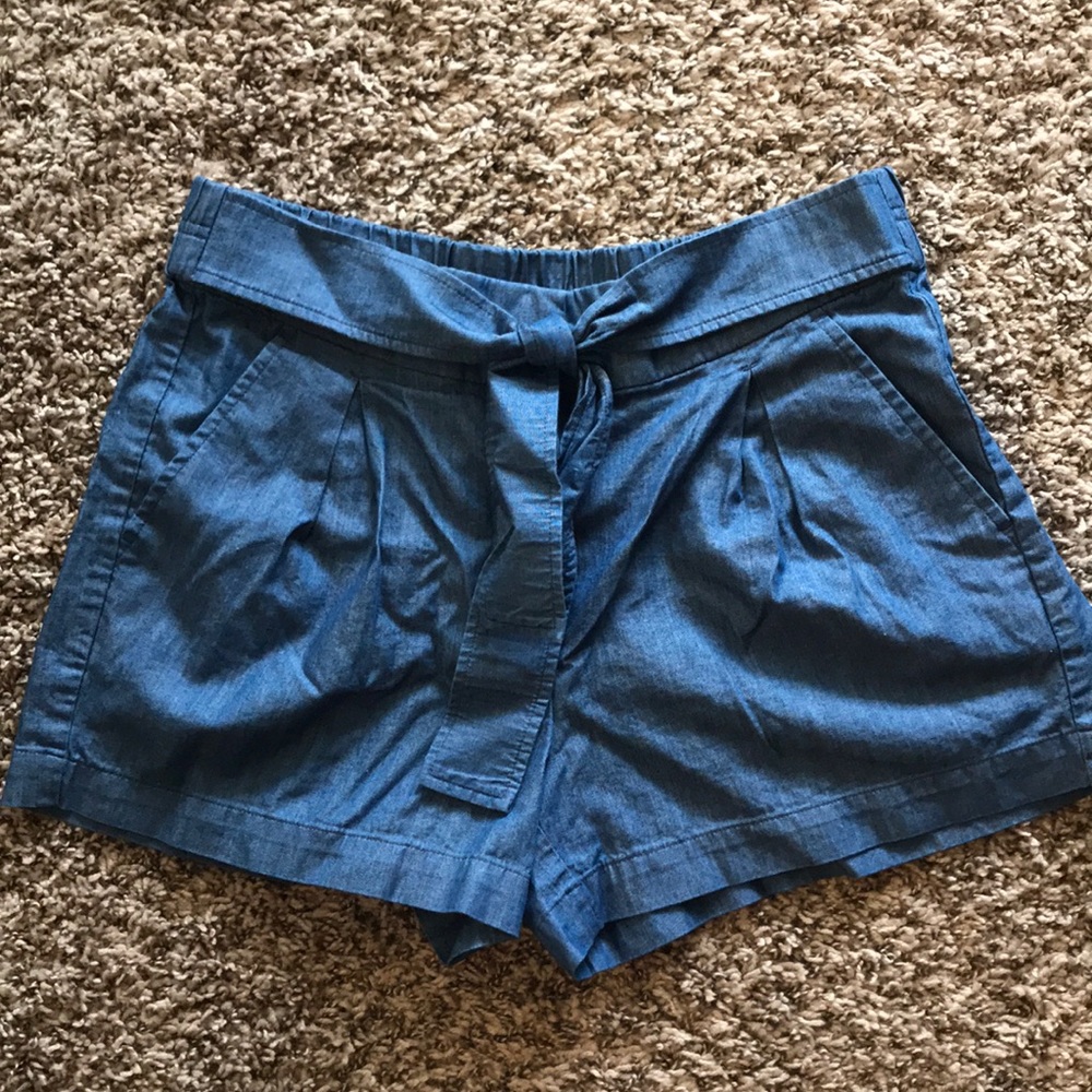 J Crew cotton “denim” shorts